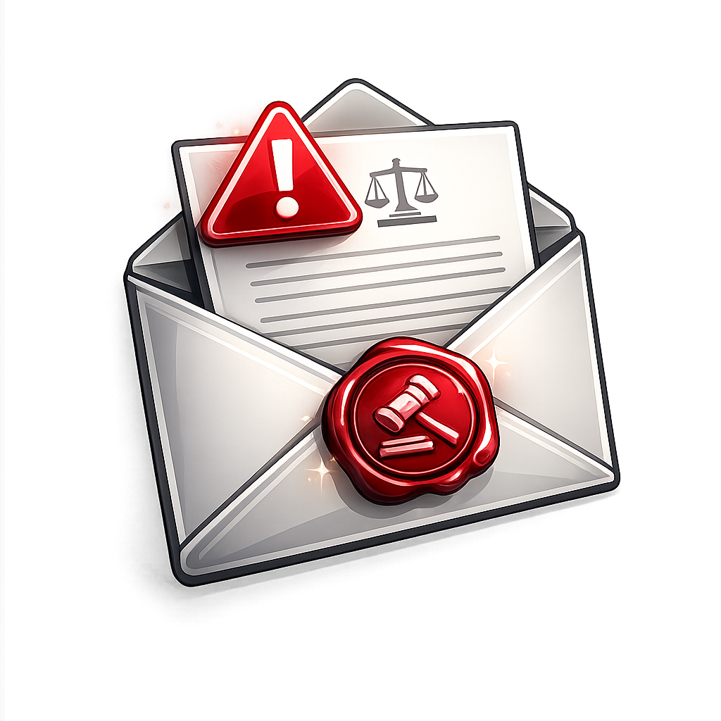 Courrier de mise en cause automobile
