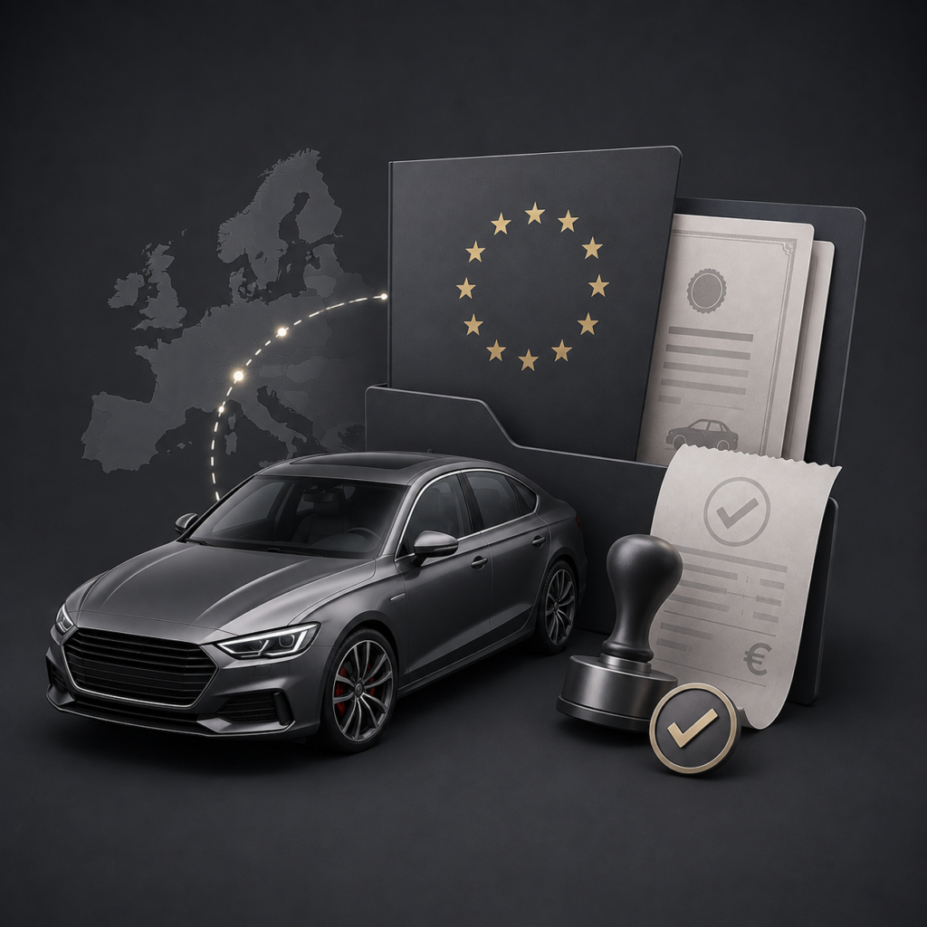 Importation automobile depuis l’Union européenne et quitus fiscal