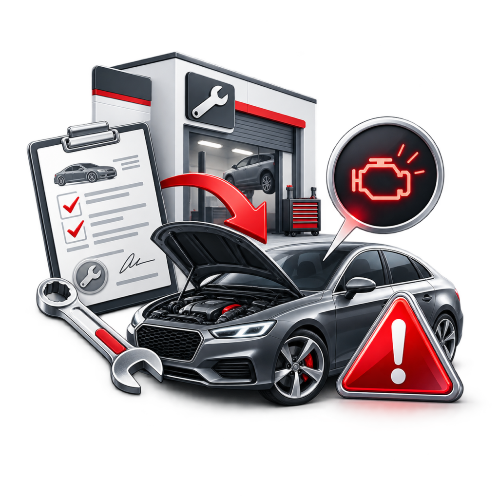 Panne après intervention d'un garage - analyse technique automobile
